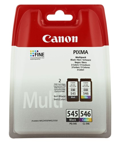 Canon IP2840 50 Ink Multipack 2 PG545 CL546 8287B005