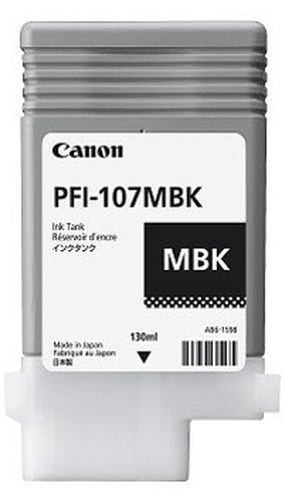 Canon PFI107 Ink Matt Black 6704b001