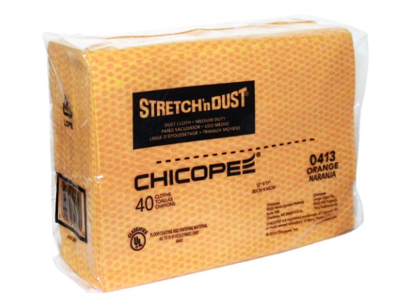 Chicopee Stretch and Dust Medium, pack of 40, Orange