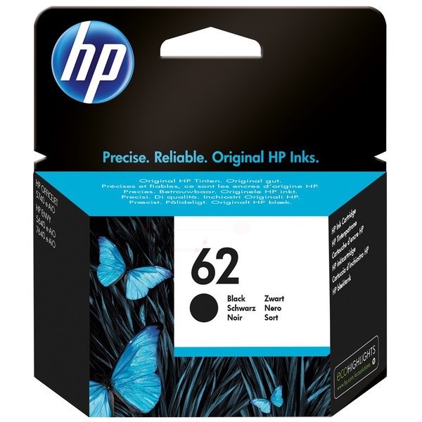 HP No. 62 Inkjet Cartridge Black C2P04AE