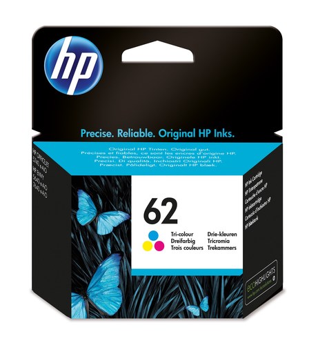 HP No. 62 Inkjet Cartridge Tri Colour C2P06AE