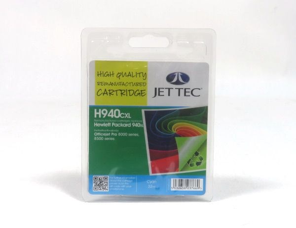 HP 940XL Remanufactured Ink Cartridge Cyan