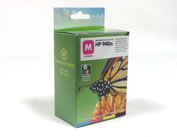 HP 940XL Remanufactured Ink Cartridge Magenta
