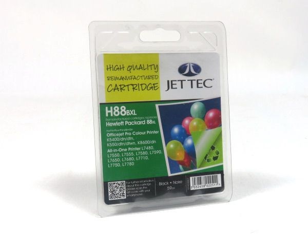 HP 88 XL Black Remanufactured Ink C9396ARM