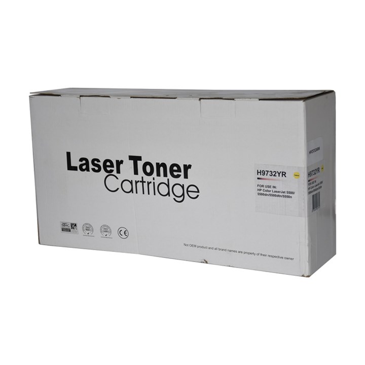 HP LJ5500/5550 Toner Yellow Remanufactured C9732ARM