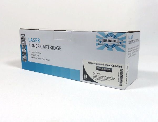HP LJCP1215 1515 1518 Toner Black Remanufactured CB540A