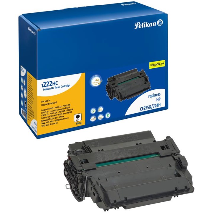 Pelikan Laser Toner For HP 55X Black (Ce255X)