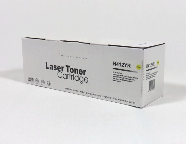 HP 305A PRO 300/400 Toner Yellow Remanufactured L514 CE412ARM