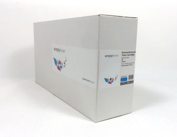HP LJCP5225 Toner Cyan Remanufactured L414 CE742A