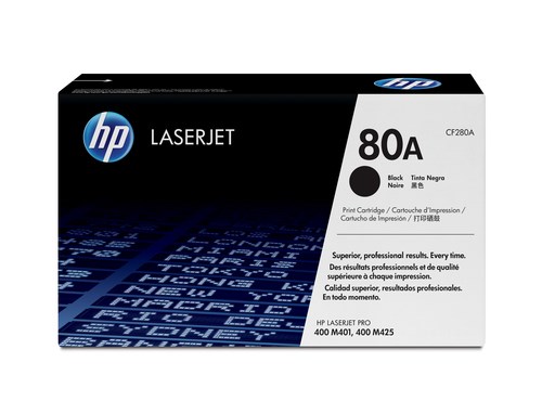 HP No.80A Laser Toner Cartridge Black Code CF280A