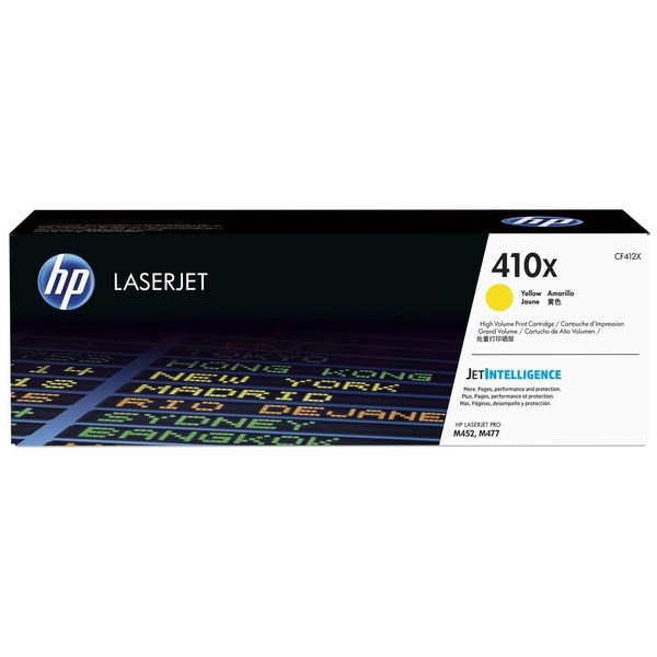 HP 410X High Yield Yellow Original LaserJet Toner Cartridge CF412X