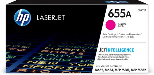 HP 655A Magenta Original LaserJet Toner Cartridge CF453A