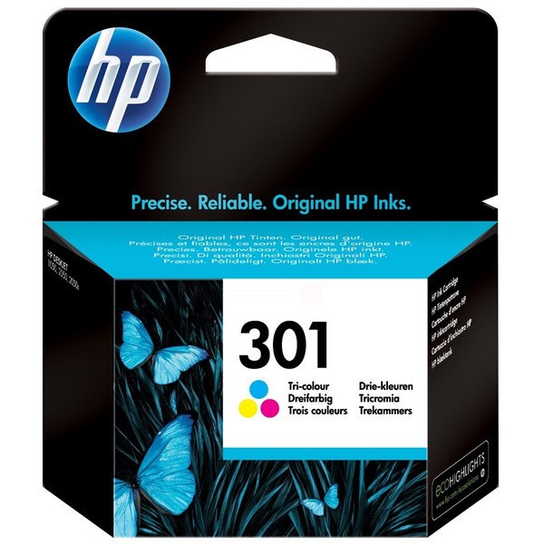 HP No.301 Inkjet Cartridge 3-Colour Code CH562EE