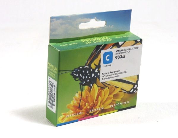 HP 933XL Remanufactured Ink Cartridge Cyan