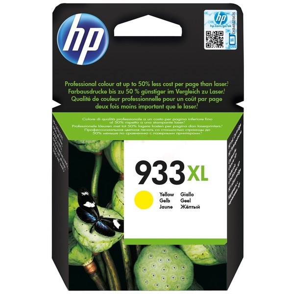 HP Office JET 6100 6600 7110 7510 933XL Ink Yellow CN056AE