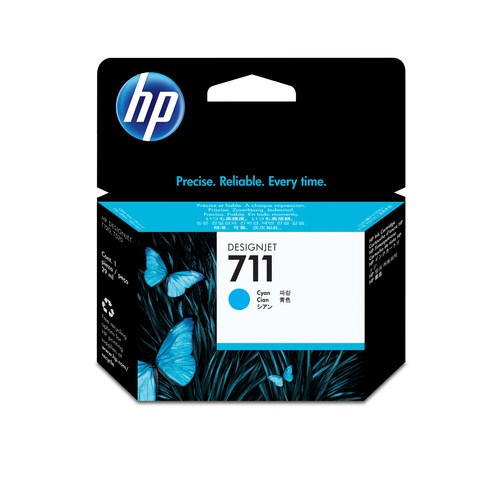 HP No.711 Inkjet Cartridge Cyan Code CZ130A