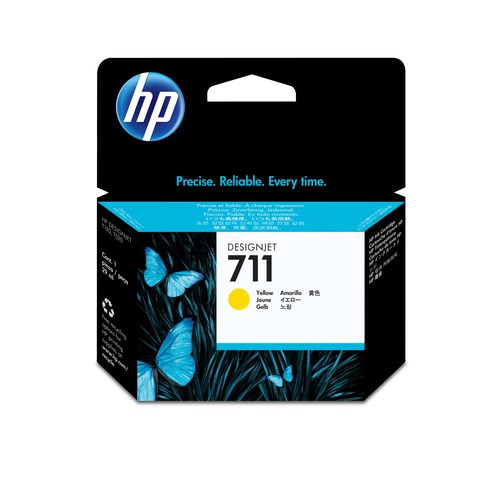 HP No.711 Inkjet Cartridge 29ml Yellow Ink Cartridge Code CZ132A
