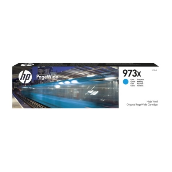 HP 973X Cyan PageWide Inkjet Cartridge High Yield F6T81AE