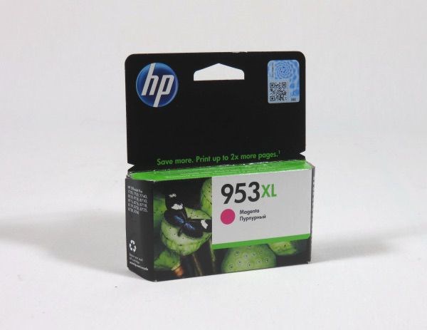 HP 953XL Original HY Ink Cartridge Magenta Pack of 1 F6U17AEBGX