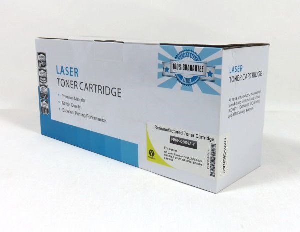 HP LJ1600/2600 Toner Yellow Remanufactured L226 Q6002ARM