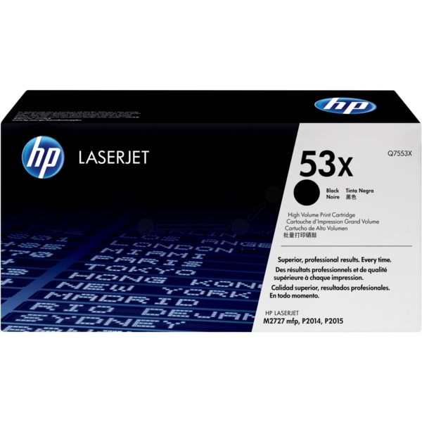 HP No.53X Laser Toner Cartridge High Yield Black Code Q7553X