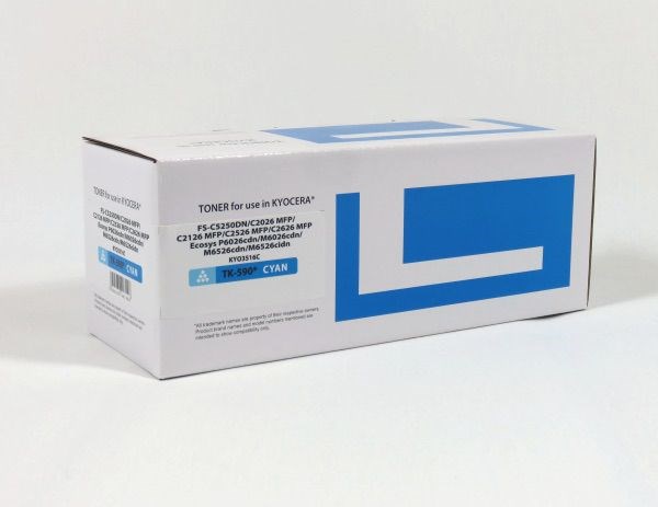 Kyocera FSC2016 2026 2126 Toner Cyan Compatible TK590C
