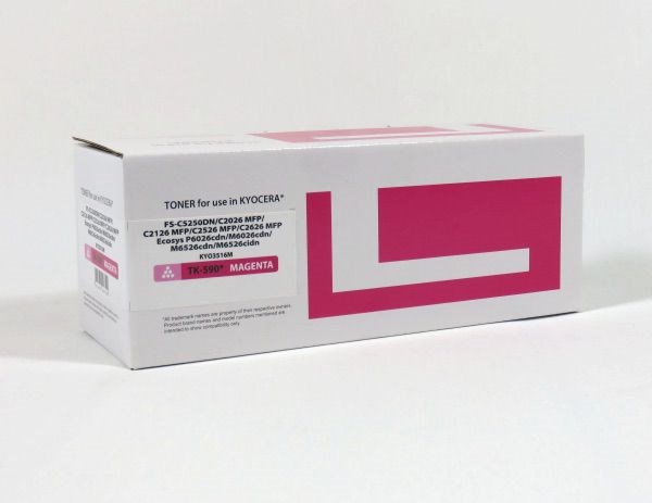 Kyocera FSC2016 2026 2126 Toner Magenta Compatible TK590M