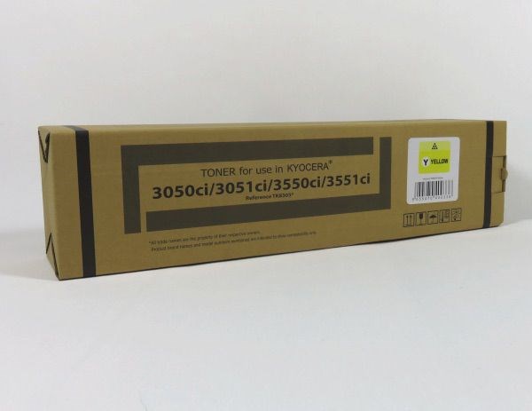 Kyocera 3050 3550 3051 Toner Yellow Compatible TK8305Y