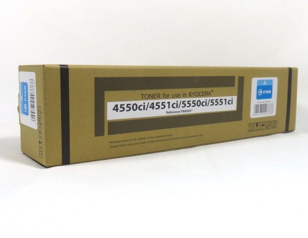 Kyocera 4550 5550 Toner Cyan Compatible TK8505C 1T02LCCNL0