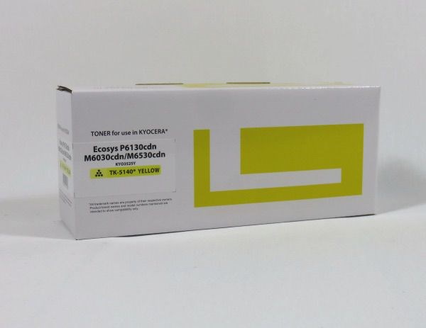 Kyocera M6030 6530 P6130 Toner Yellow Compatible TK5140Y
