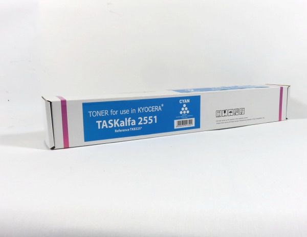 Kyocera 2551 Toner Cyan Compatible TK8325C 1T02NPCNL0