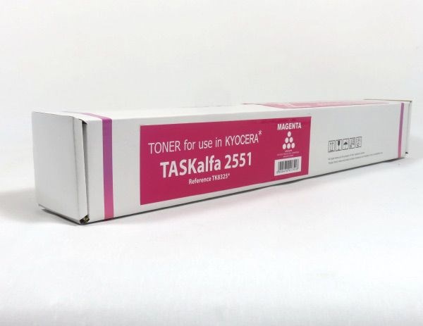 Kyocera 2551 Toner Magenta Compatible TK8325C 1T02NPBNL0