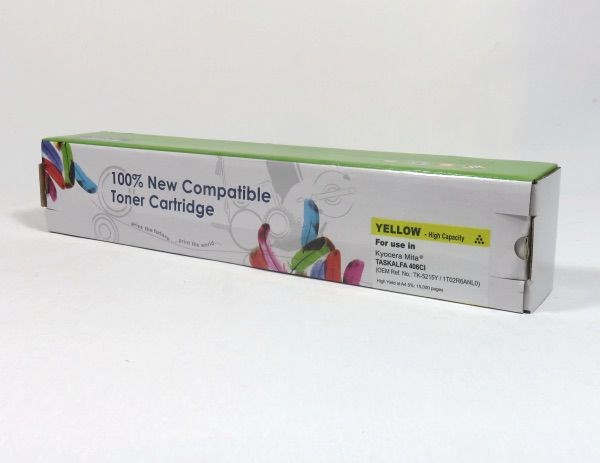 Kyocera 406 Toner Yellow Compatible TK5215Y