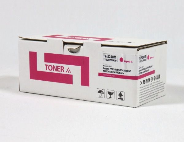 Kyocera P5026 M5526 Toner Magenta Compatible TK5240M