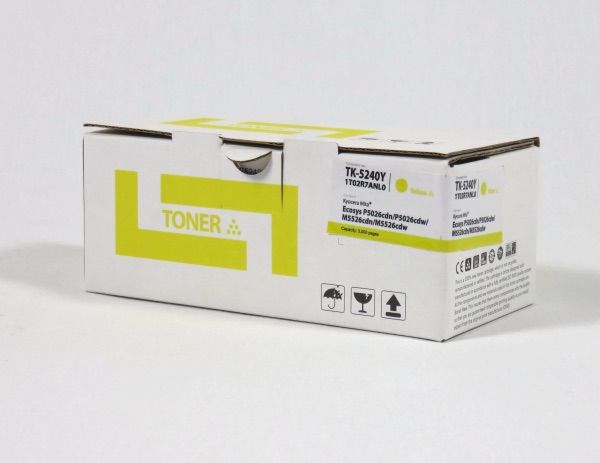 Kyocera P5026 M5526 Toner Yellow Compatible TK5240Y 1T02R7ANL0