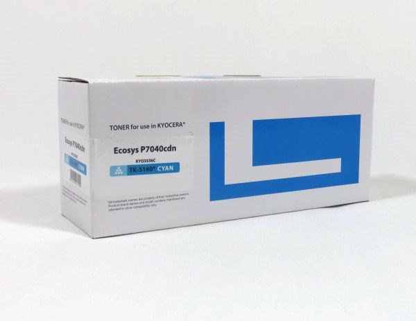 Kyocera P7040 Toner Cyan Compatible TK5160 1T02NTCNL0