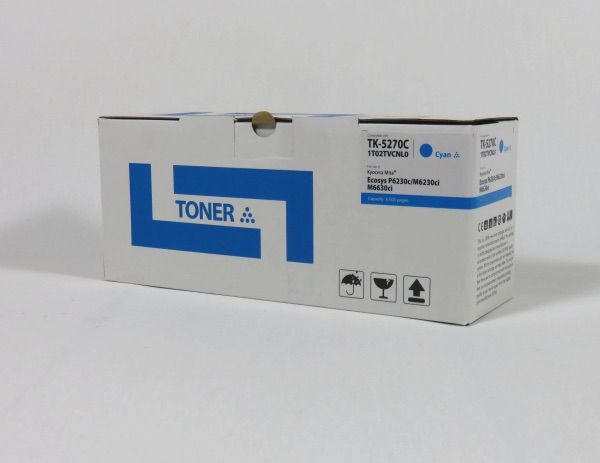 Kyocera P6230 M6230 6630 Toner Cyan Compatible TK5270C