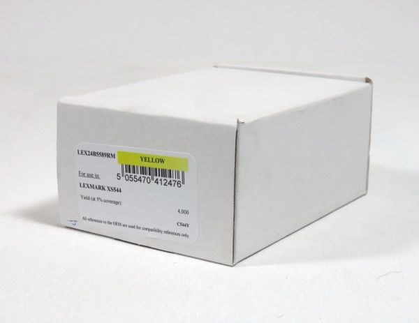 Lexmark XS544/548 Yellow Remanufactured 4K 24B5589RM