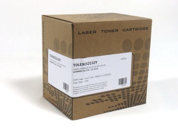 Lexmark XC2130 XC2132 Yellow Remanufactured 3K