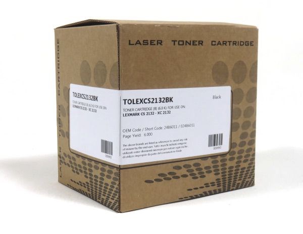 Lexmark XC2130 XC2132 Black Remanufactured 6K