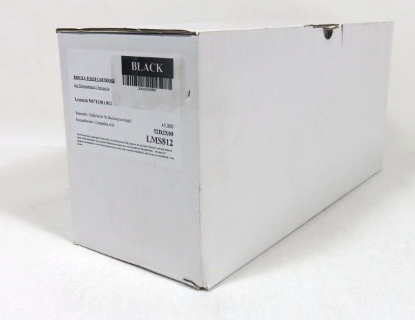 Lexmark MS710/711/810/811/812 Toner Black Remanufactured 45K