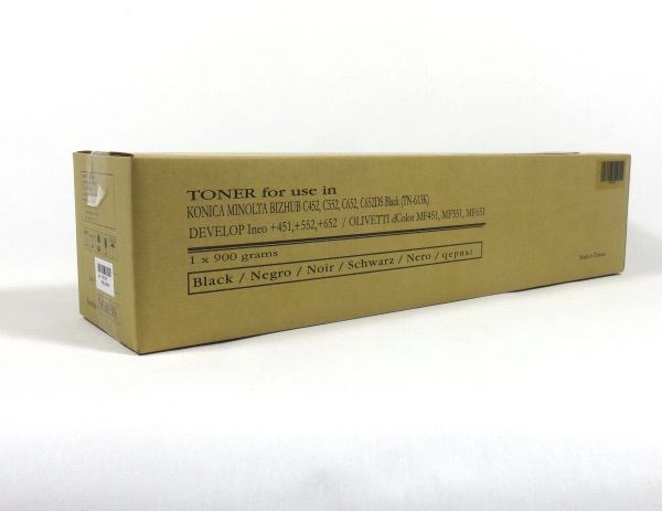 Konica Minolta C452 C552 C652 Olivetti MF551 MF651 Develop INEO+452 INEO+552 INEO+652 Toner Black Compatible TN413K TN613K A0TM150 B0818 B0872