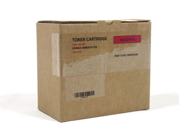 Konica Minolta C25 Develop +25 Toner Magenta Remanufactured TNP27M