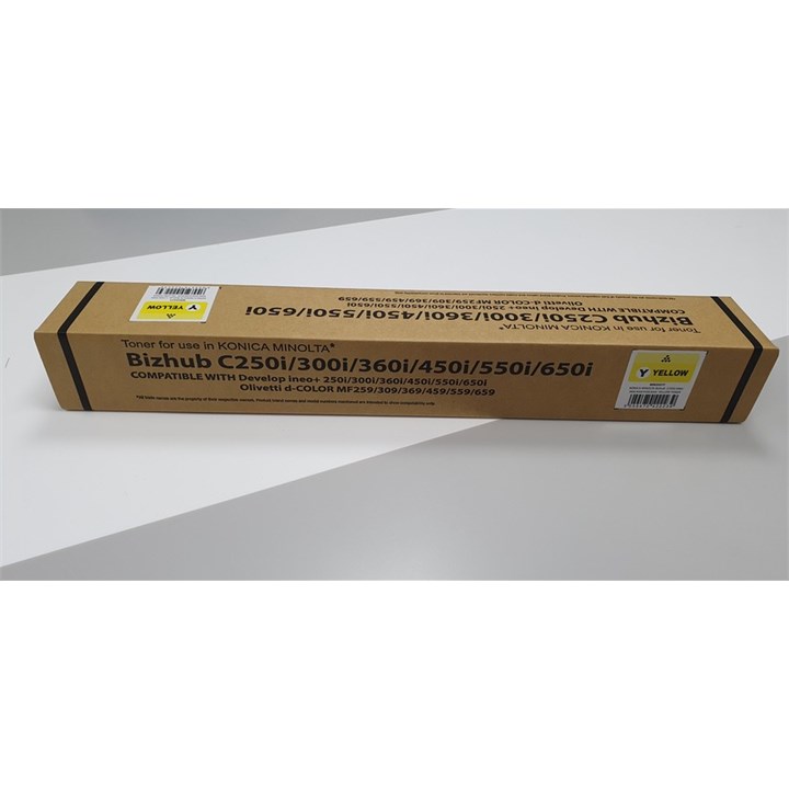 Konica Minolta C250i C450i TN626 TN328 Universal Compatible Toner Yellow