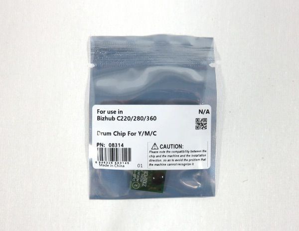 Konica Minolta/Develop/Olivetti C220/280/360 IU Reset Chip CMY