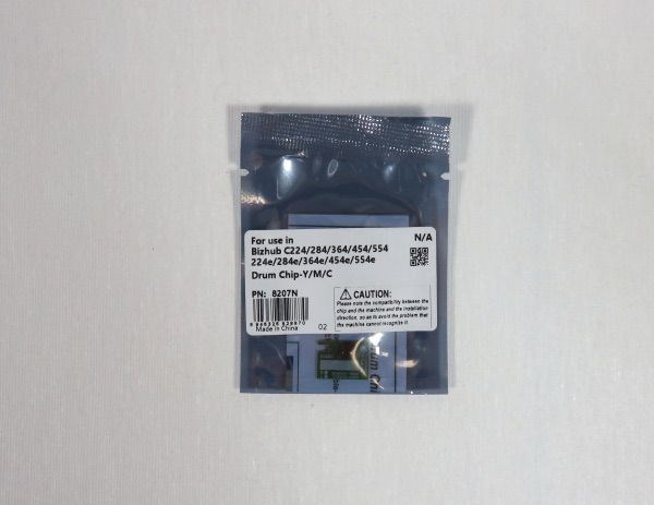 Konica Minolta/Develop C224/287/364/454/258/308/368/558 IU Reset Chip CMY