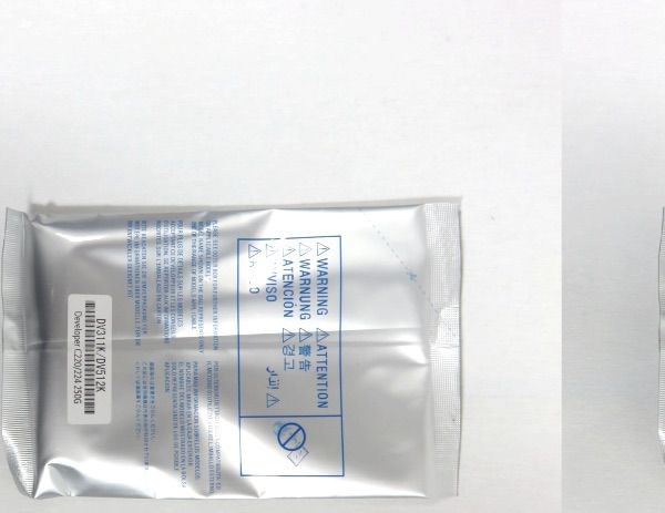 Konica Minolta C220 224 Developer Black DV311K DV512K A2XN03D