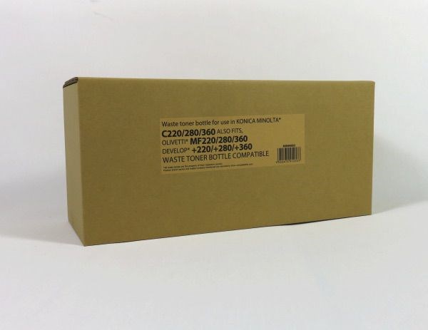 Konica Minolta C220 280 360 Waste Toner Bottle Compatible WX101 A162WY1C