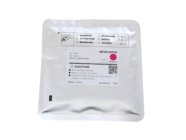 Konica Minolta C258/C308/368 Developer Bag Only Magenta For A7U40ED DV313M
