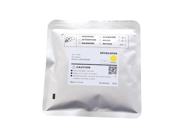 Konica Minolta C258/C308/368 Developer Bag Only Yellow For A7U408D DV313Y